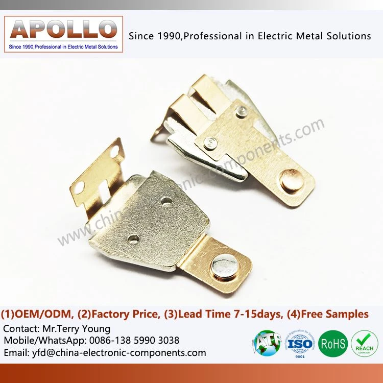 Beryllium Copper Punch Contact Riveted Terminals