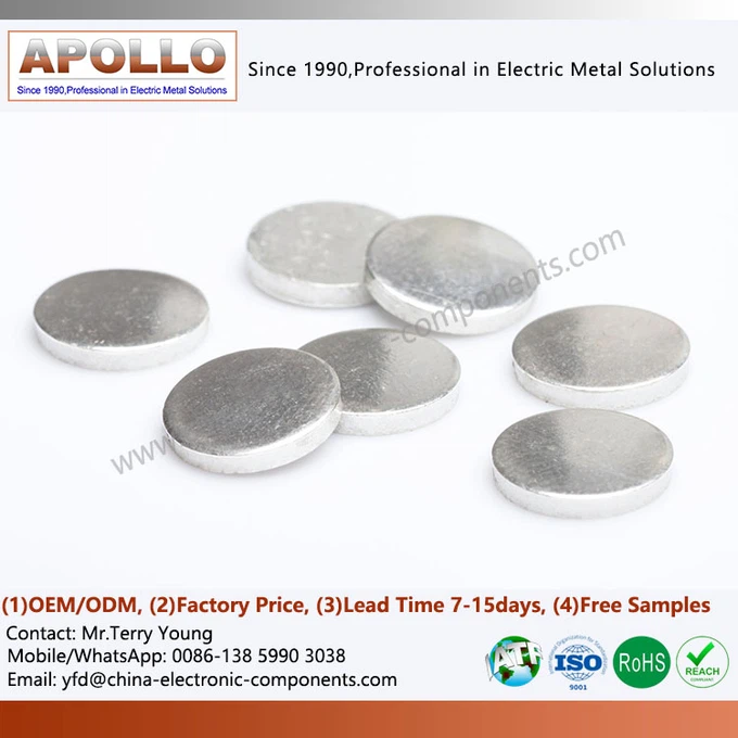 Precious Metal Brazed Contacts Precious Metal Brazed Contacts