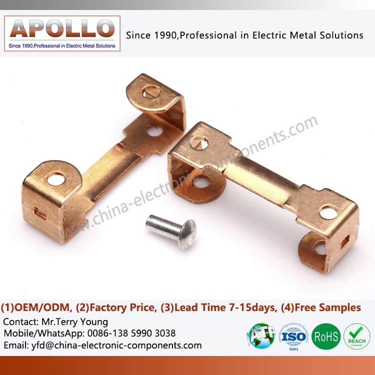 Copper Stamping Spring Contacts for Electrical Switch Copper Stamping Spring Contacts for Electrical Switch