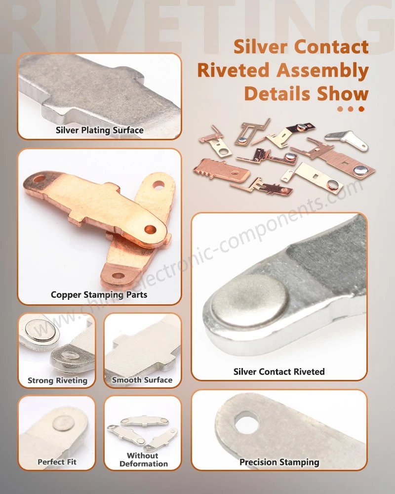 Copper Stamping Spring Contacts for Electrical Switch Details Show Copper Stamping Spring Contacts for Electrical Switch Details Show